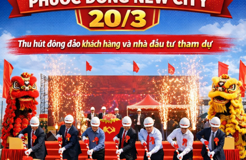 KHỞI CÔNG GIAI ĐOẠN 2 – PHƯỚC ĐÔNG NEW CITY